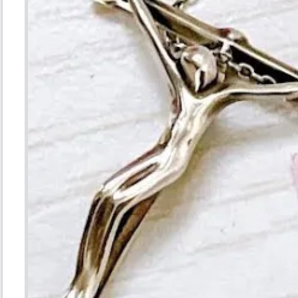 Tiffany and Co Elsa Paretti crucifix. Necklace. - Picture 4 of 9